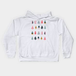 Christmas Trees (Arctic) Kids Hoodie